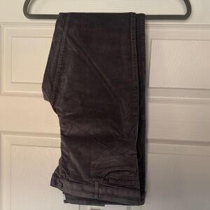 Women’s LOFT Alley Grey Skinny Brushed Corduroy Pants